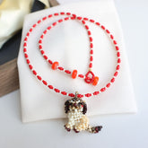 Handmade Havanese Dog Necklace for Doglovers丨Verhalo丨Custom Jewelry