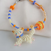 White Cat Bracelet for catlovers丨Verhalo丨Custom Jewelry