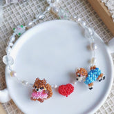 Squirrel & Shiba Necklace