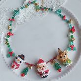 Handmade Santa Claus Necklace丨Verhalo Custom Jewelry