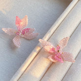 Custom Magnolia Handmade Stud Earrings -  Verhalo Jewelry