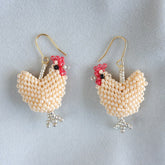 Handmade Little Chicken Earrings - Verhalo Jewelry