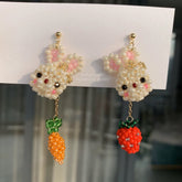 Little Bunny Stud Earrings - Verhalo Jewelry