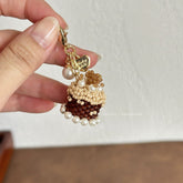 Handmade Chocolate Cake Bag Charm丨Verhalo Jewelry