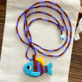 Clownfish Beaded Necklace - Verhalo Jewelry