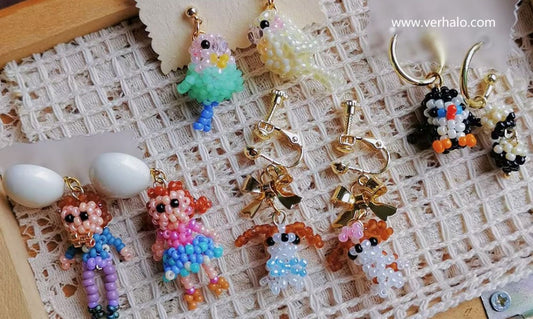 Beaded Earrings: Discover the Whimsical World of verhalo’s Handcrafted Animal Designs