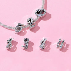 520 Number Charm Bracelet| Sterling Silver | Verhalo Jewelry