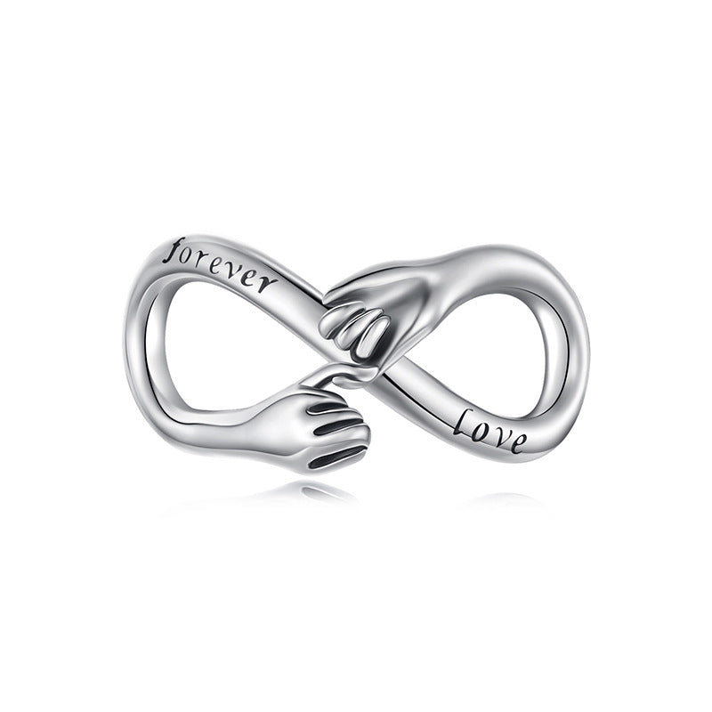 Forever Love Eternal Promise Charm | Sterling Silver | Verhalo Jewelry