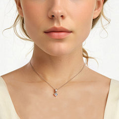 Opal Eternal Heart Charm Necklace | Sterling Silver | Verhalo Jewelry