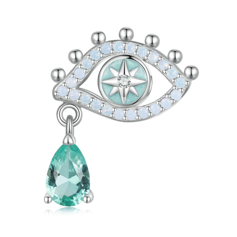 Evil Eye Charm | Sterling Silver | Verhalo Jewelry