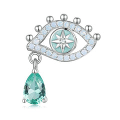 Evil Eye Charm | Sterling Silver | Verhalo Jewelry
