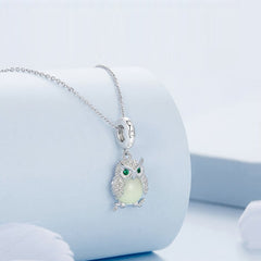 Glow-in-the-dark Owl Dangle Charm