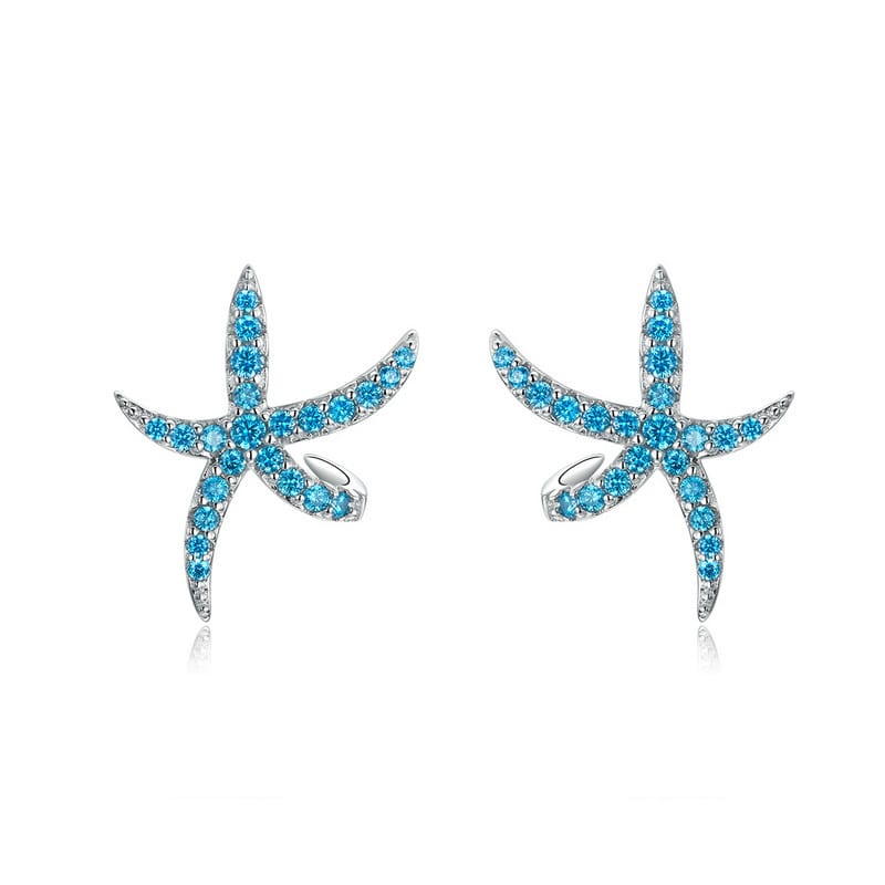 Seastars  Birthstone Earrings