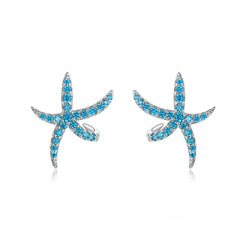 Seastars  Birthstone Earrings