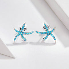 Seastar Birthstone Earrings