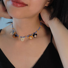 Cat Family Choker Necklace