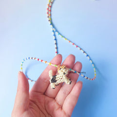 Handmade Fox Terrier Dog Necklace for Doglovers丨Verhalo丨Custom Jewelry