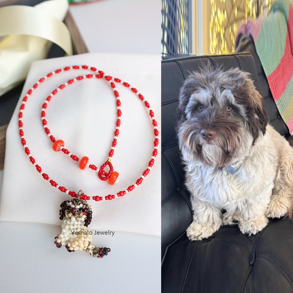 Custom Pet Necklace丨Verhalo Handmade Jewelry丨Personalized Gifts