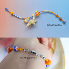 White Cat Bracelet for catlovers丨Verhalo丨Custom Jewelry