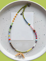 Handmade Festive Dog Necklace for doglovers丨Verhalo Custom Jewelry