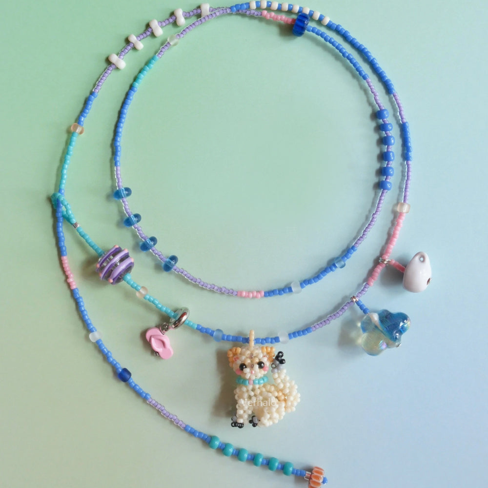 Handmade British Short Hair Cat Necklace for Cat Lovers丨Verhalo丨Custom Jewelry