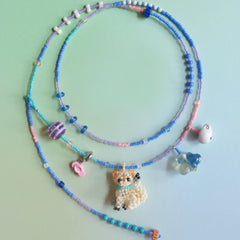 Handmade British Short Hair Cat Necklace for Cat Lovers丨Verhalo丨Custom Jewelry
