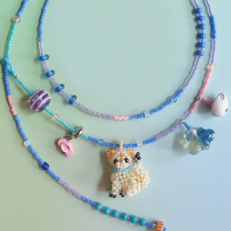 Handmade British Short Hair Cat Necklace丨Verhalo丨Custom Jewelry