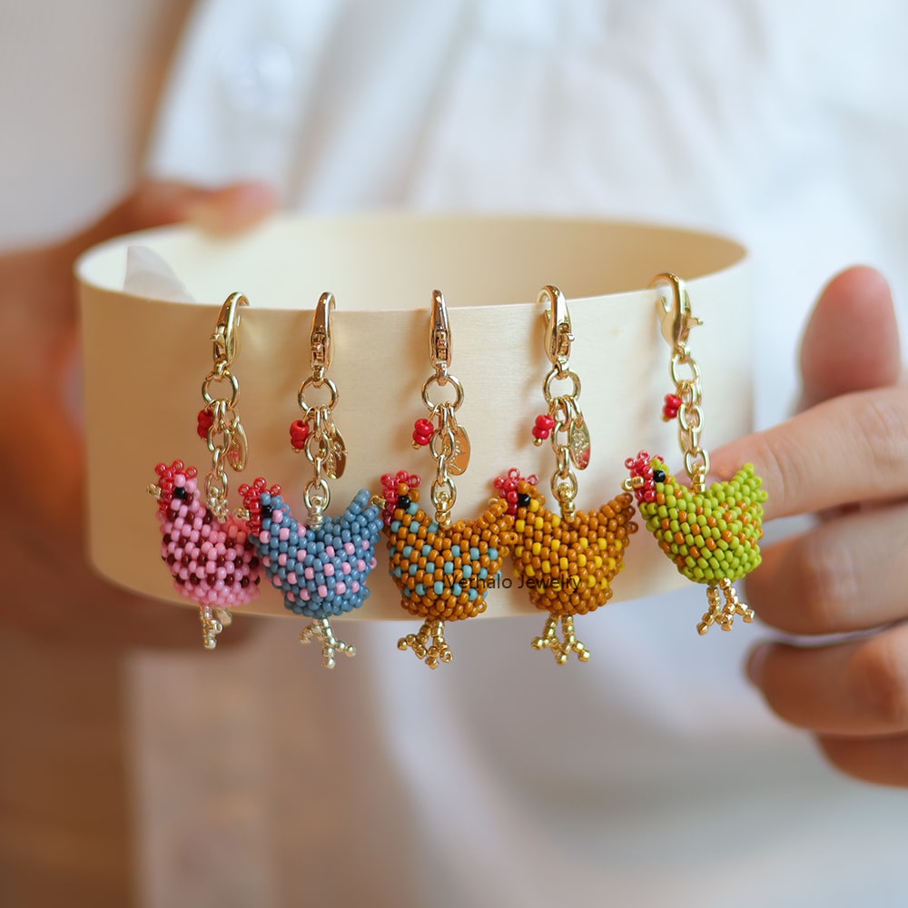 Handmade Little Chicken Charms丨Verhalo Jewelry