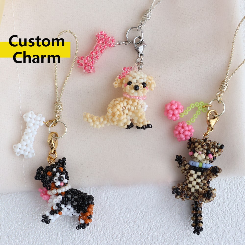 Custom Pet Charm丨Verhalo Handmade丨Personalized Gifts for Her/Him