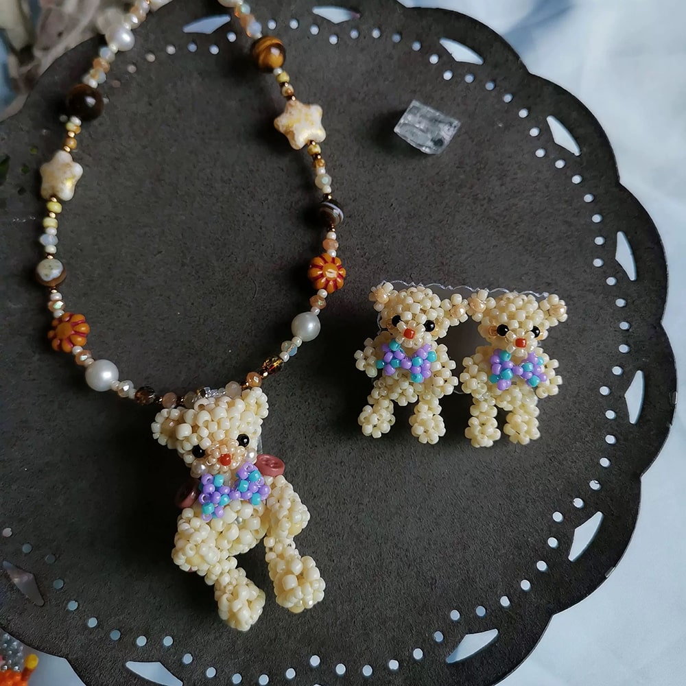 White Bear Custom Jewelry Set