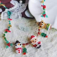 Handmade Santa Claus Necklace丨Verhalo Custom Jewelry
