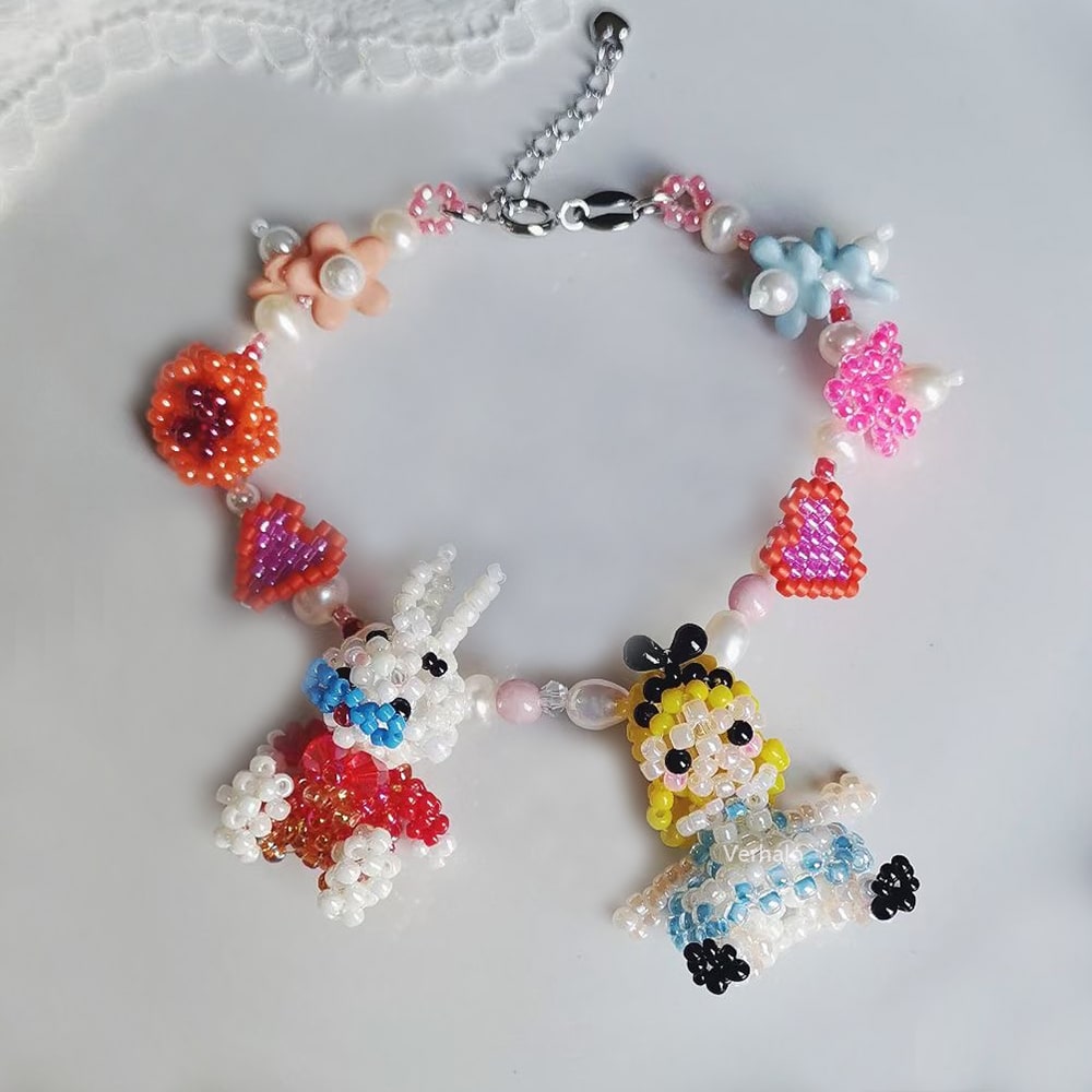 Handmade Alice in Wonderland Bracelet丨Verhalo Custom Jewelry