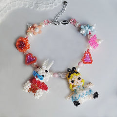 Handmade Alice in Wonderland Bracelet丨Verhalo Custom Jewelry