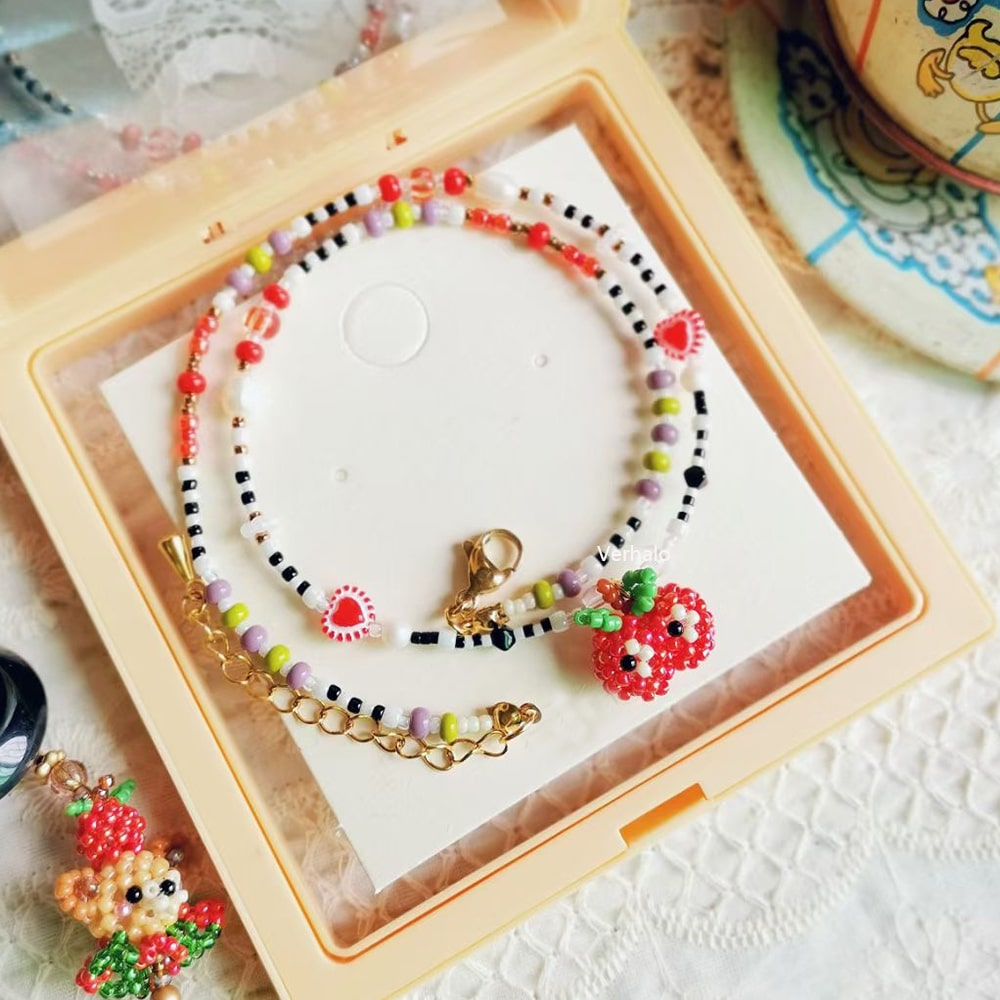 Handmade Apple Necklace for Christmas丨Verhalo Custom Jewelry