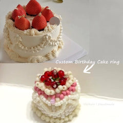 Birthday Cake Handmade Ring - Verhalo Jewelry