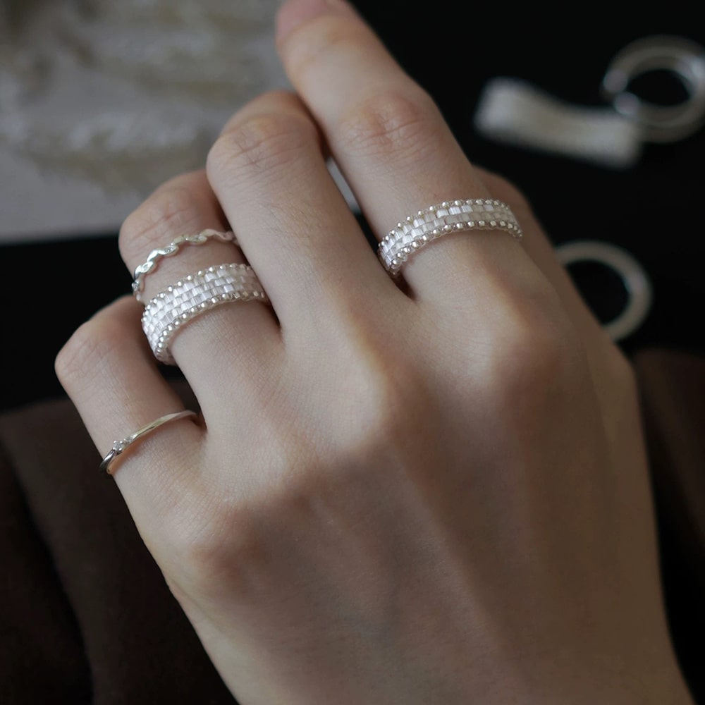 Chic Miyuki Beads Handmade Ring - Verhalo Jewelryv