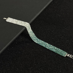 Gradient Green Handmade Bracelet