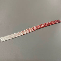 Gradient Red Miyuki Beads Handmade Bracelet - Verhalo Jewelry
