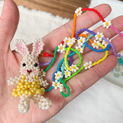 Handmade Bunny Bag Charm - Verhalo Jewelry