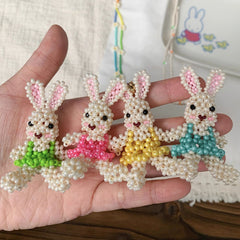 Handmade Bunny Bag Charm - Verhalo Jewelry