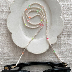 Handmade Rainbow Eyeglass Chain丨Verhalo丨Custom Jewelry