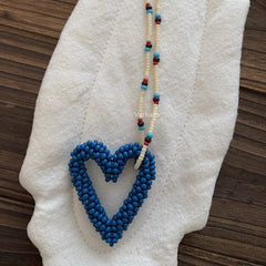 Handmade Heart Long Necklace for Women - Verhalo Personalized Jewelry