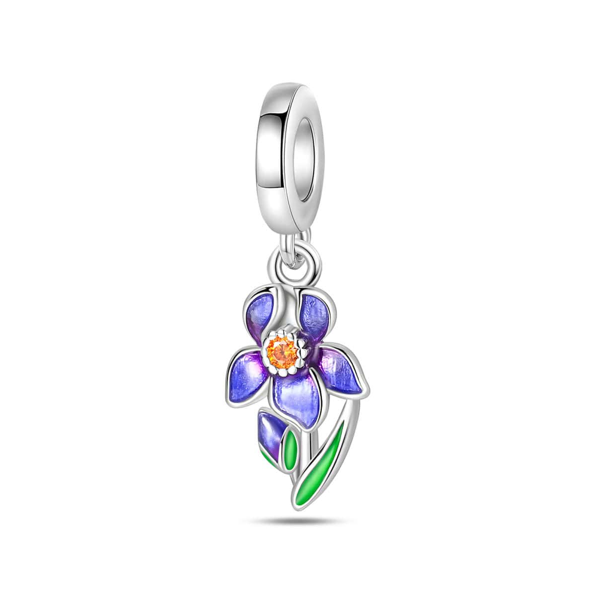 Purple Odyssey: Iris Charm- Verhalo Jewelry