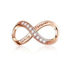 Family Forever Charm Bracelet Set