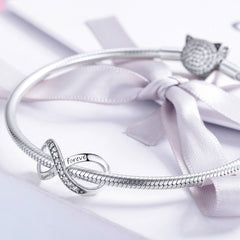 Family Forever Charm Bracelet Set | Sterling Silver | Verhalo Jewelry