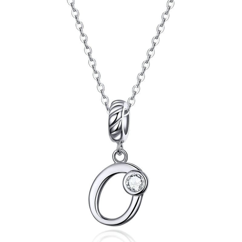 Initial Necklace| Sterling Silver | Verhalo Jewelry