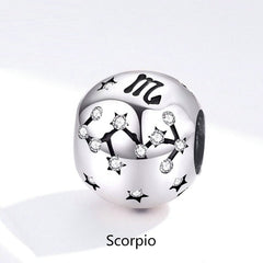 Sparkling Zodiac Sign Charm