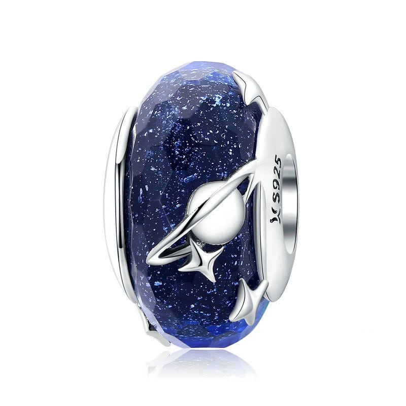 Asteroid Murano Glass Charm