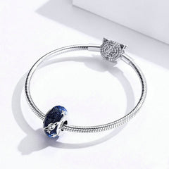 Asteroid Murano Glass Charm