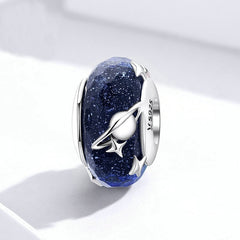 Asteroid Murano Glass Charm